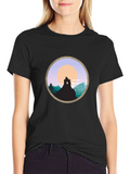 Romantic Sunset Mountain T-Shirt