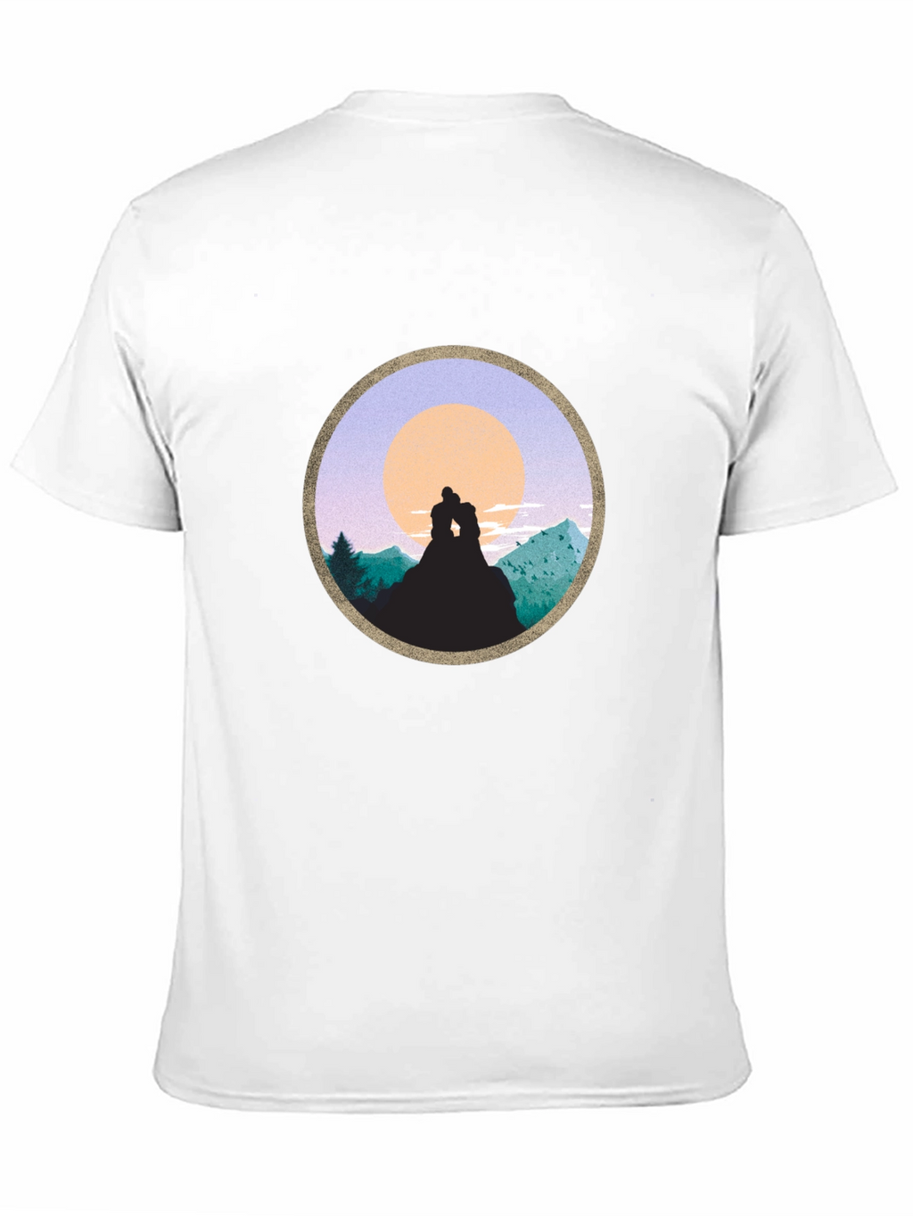 Romantic Sunset Mountain T-Shirt