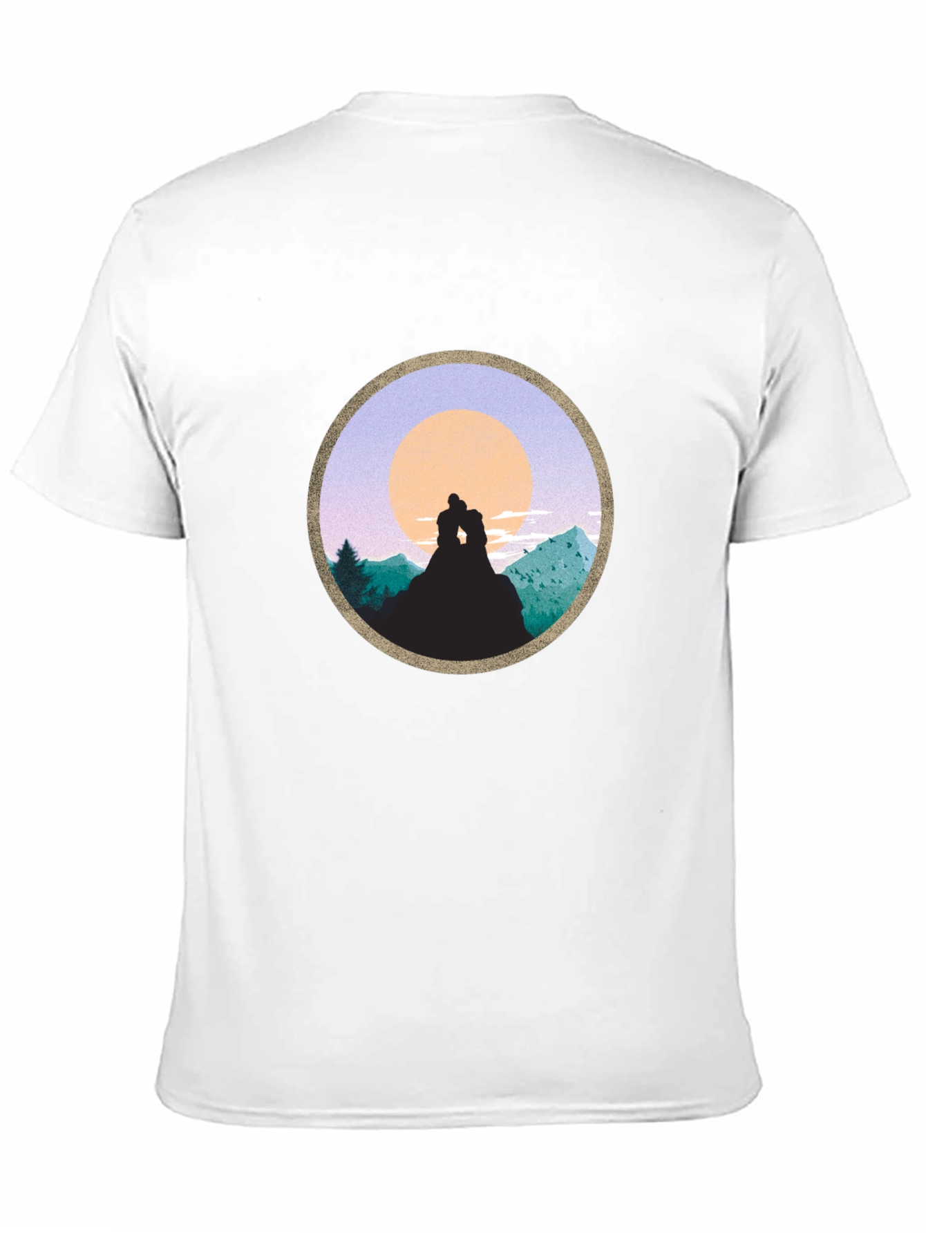 Romantic Sunset Mountain T-Shirt