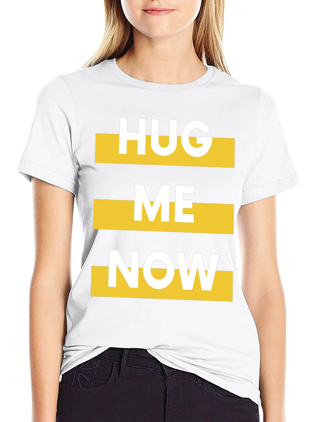 Hug Me Now Graphic Tee - Bold Statement T-Shirt