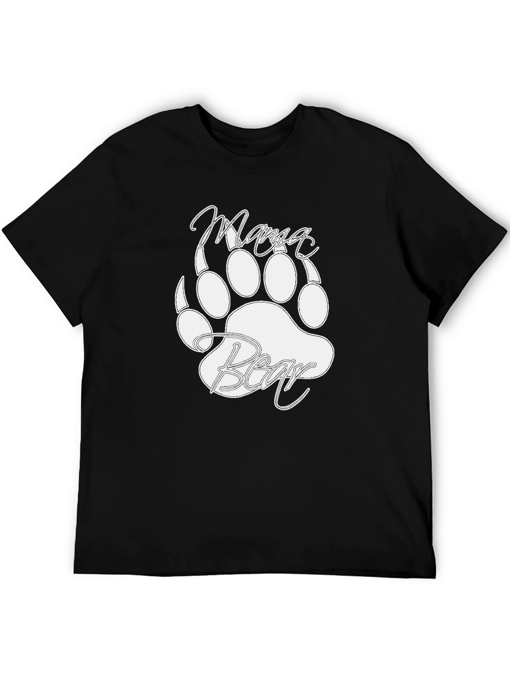 Mama Bear T-Shirt - Cute Bear Paw Design