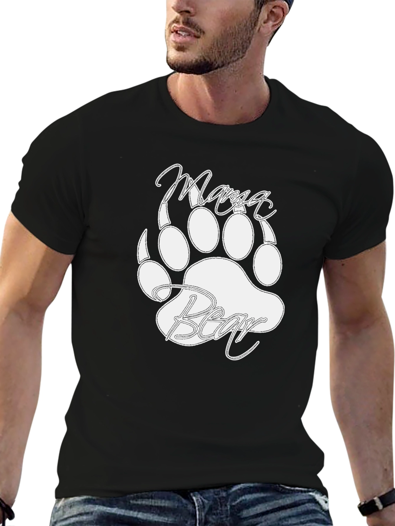 Mama Bear T-Shirt - Cute Bear Paw Design