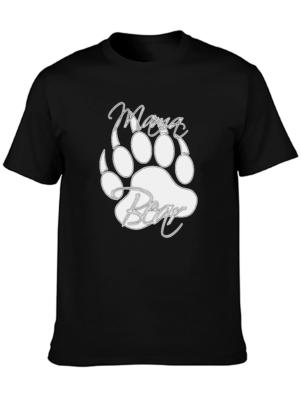 Mama Bear T-Shirt - Cute Bear Paw Design