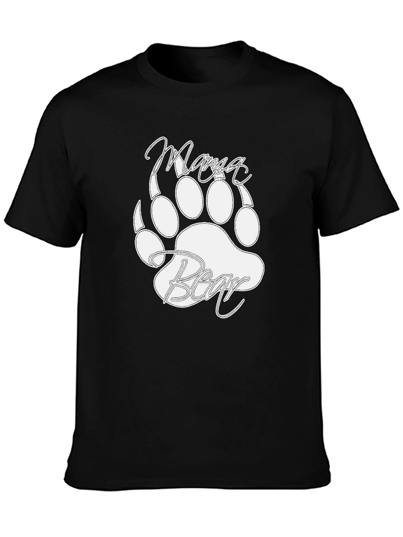 Mama Bear T-Shirt - Cute Bear Paw Design