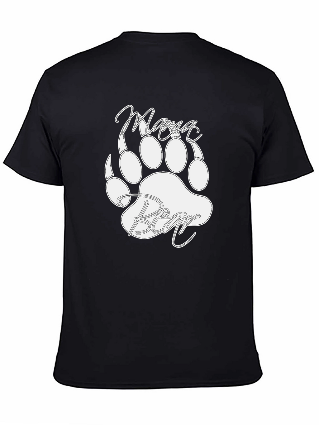 Mama Bear T-Shirt - Cute Bear Paw Design