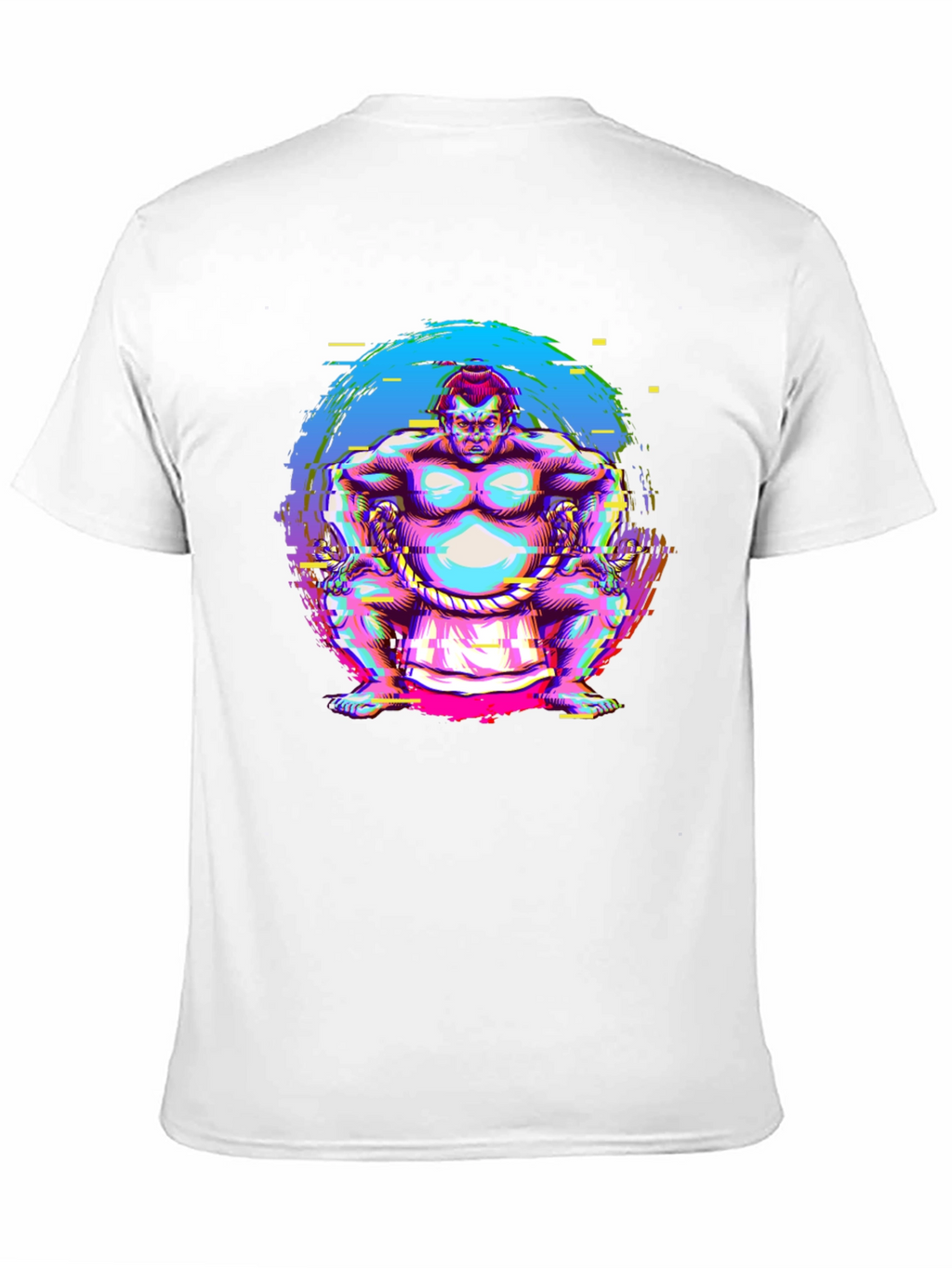 Sumo Wrestler Graphic Tee - Black