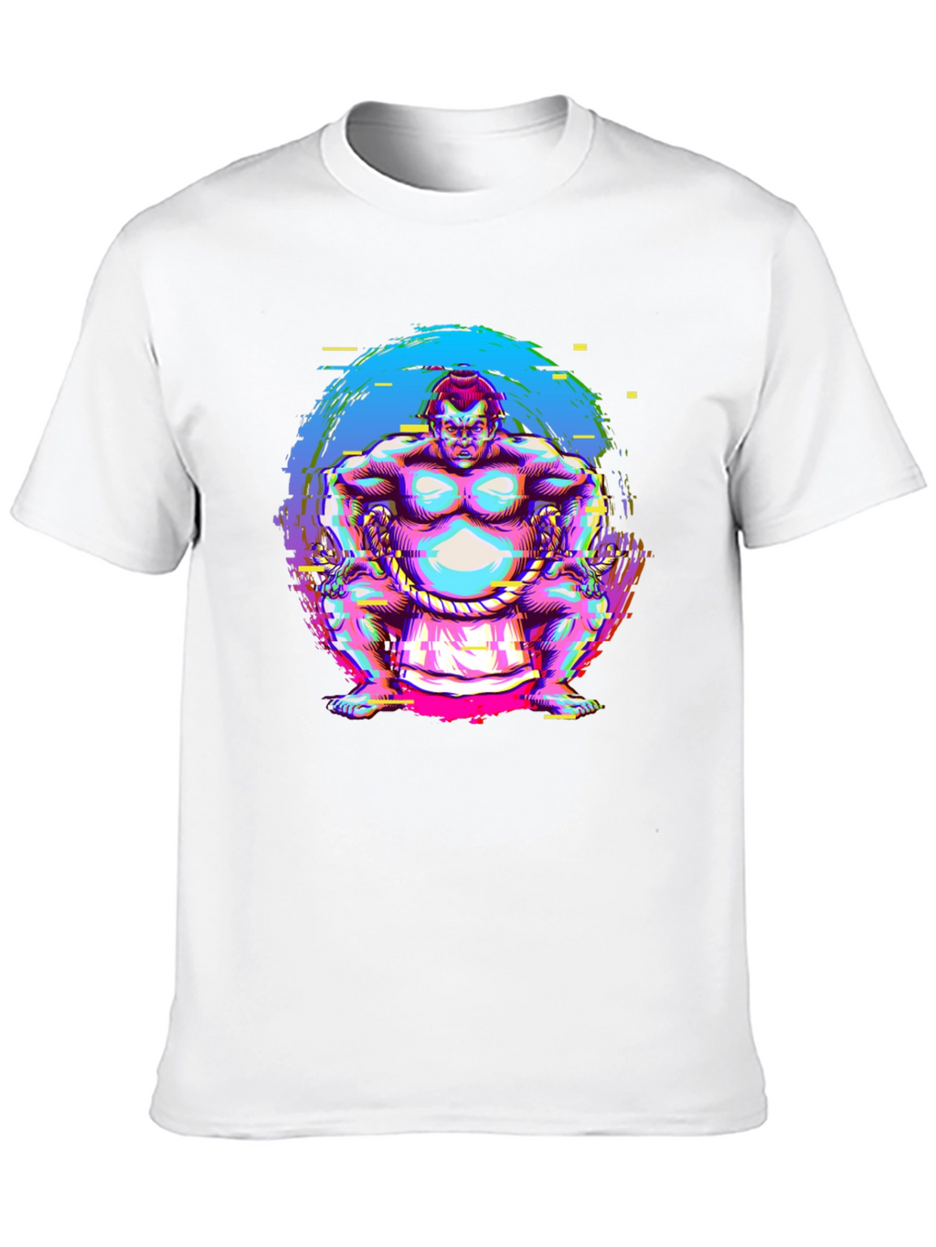 Sumo Wrestler Graphic Tee - Black