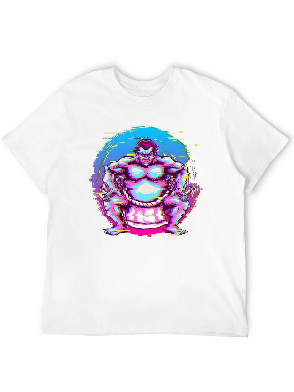 Sumo Wrestler Graphic Tee - Black