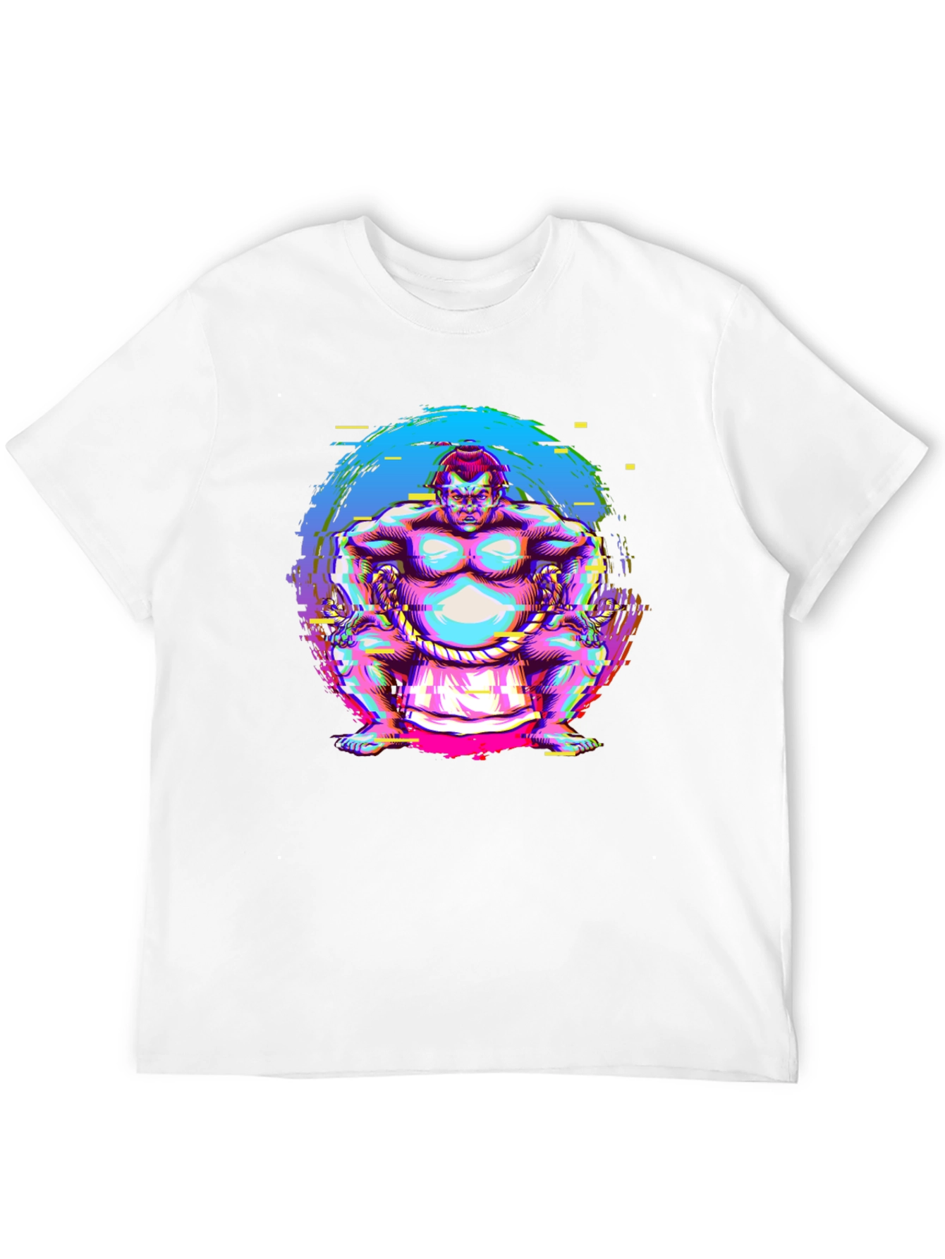 Sumo Wrestler Graphic Tee - Black