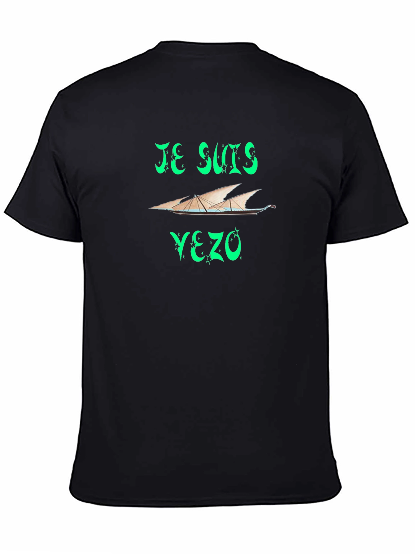 Je Suis Yezo Black T-Shirt - Unique Design