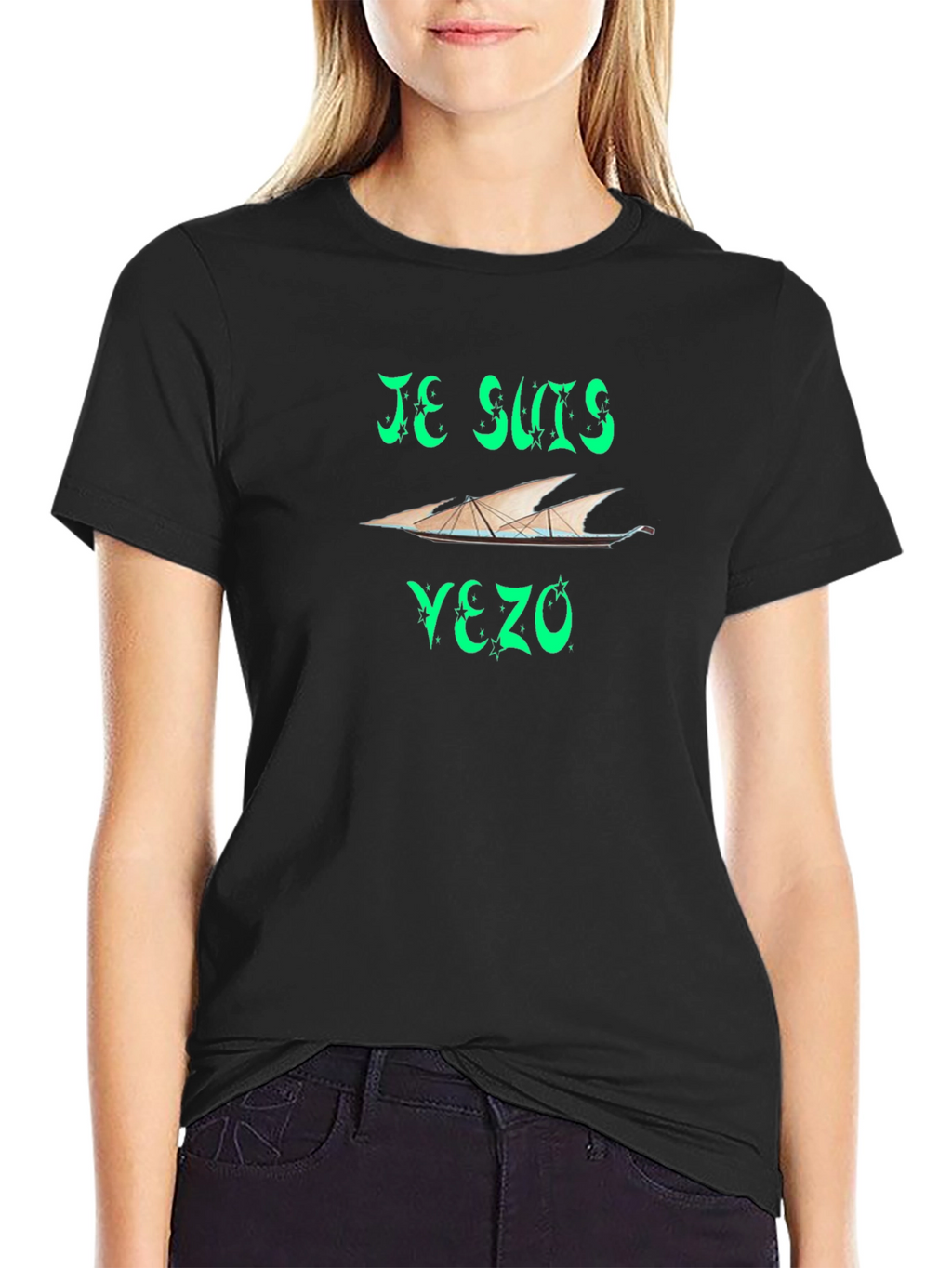 Je Suis Yezo Black T-Shirt - Unique Design