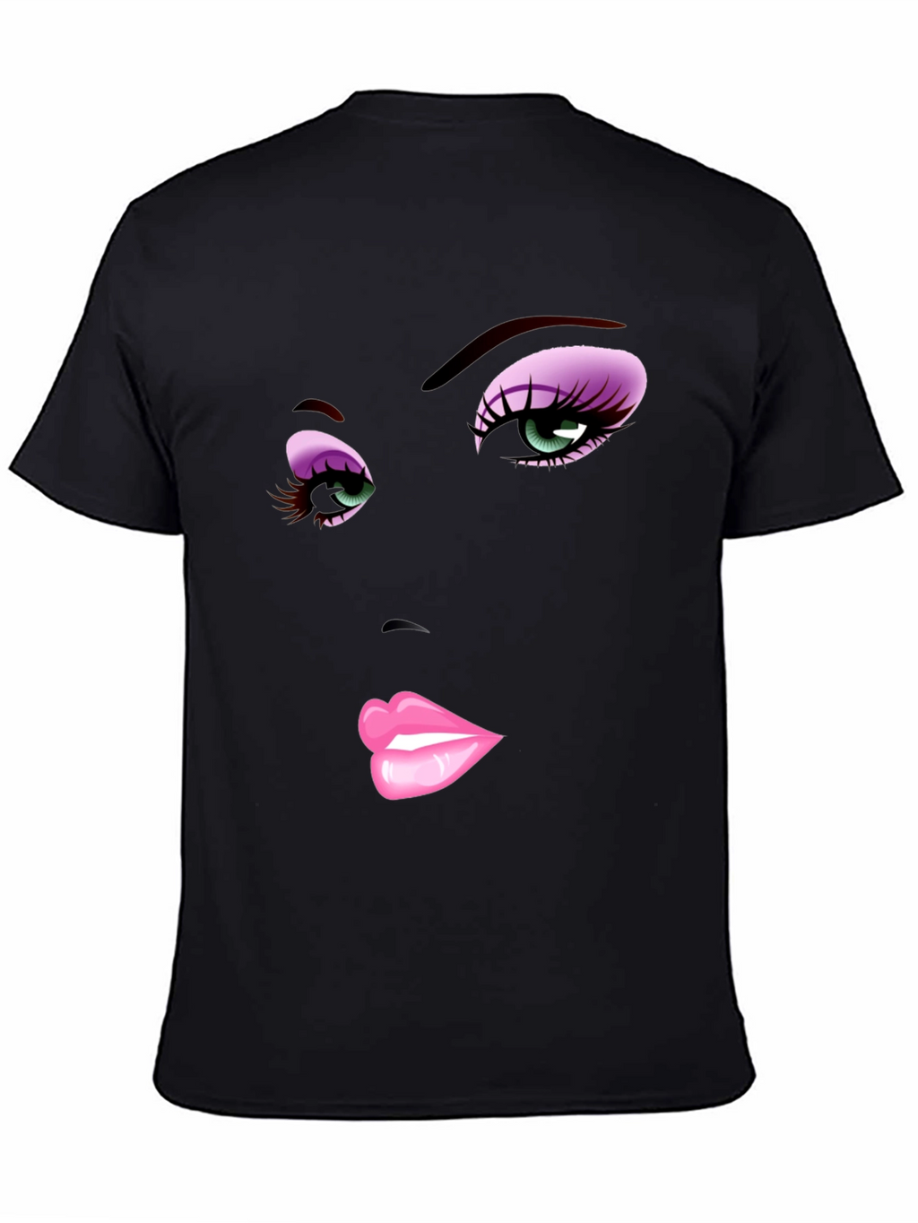 Glam Face Graphic T-Shirt - Bold Style