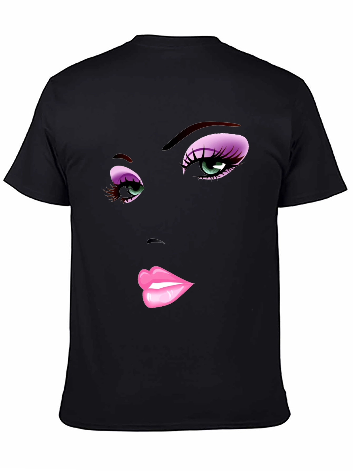 Glam Face Graphic T-Shirt - Bold Style