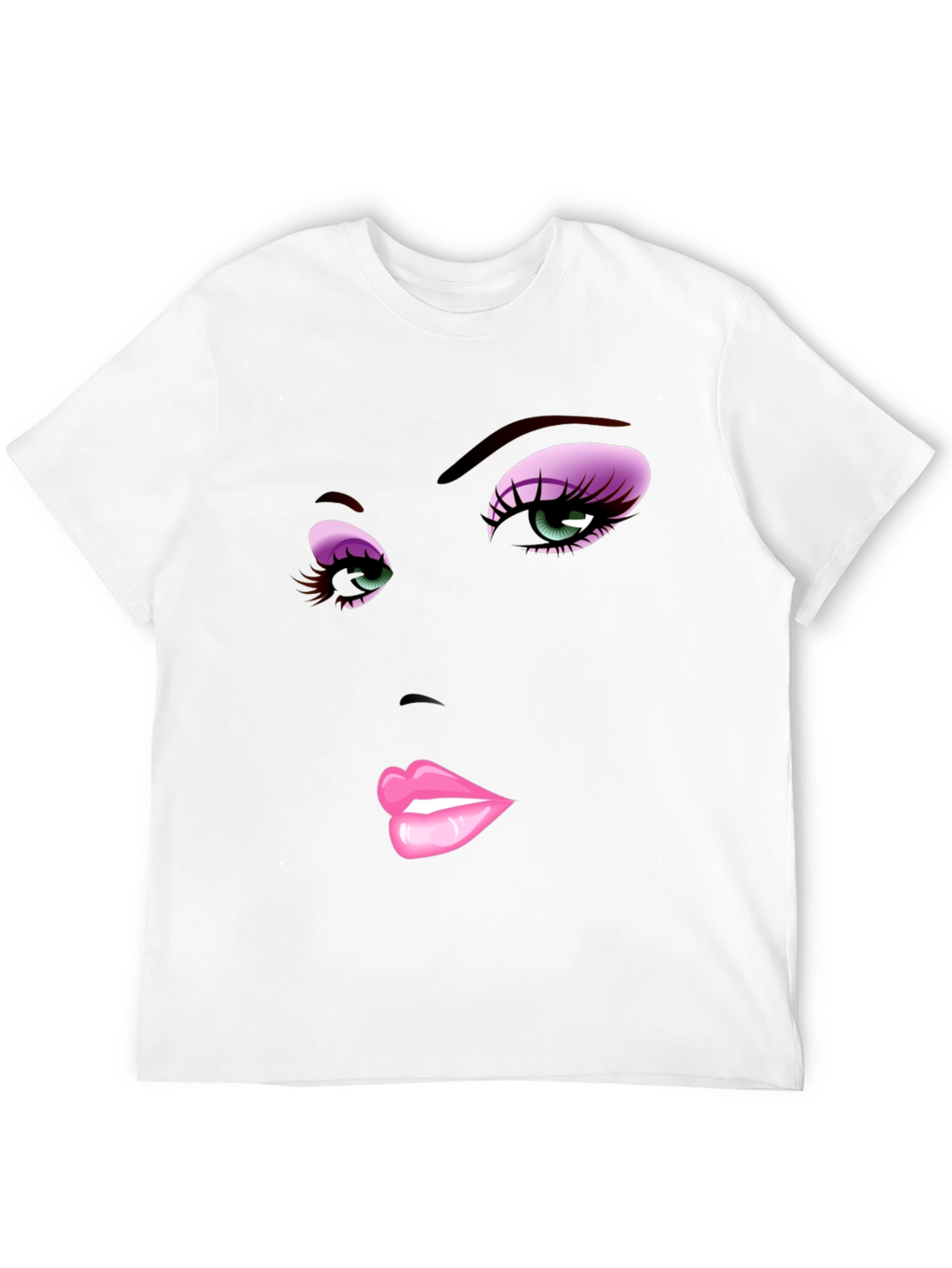 Glam Face Graphic T-Shirt - Bold Style