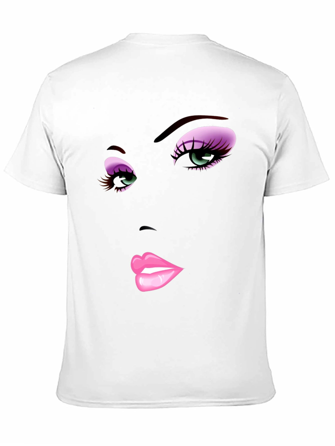 Glam Face Graphic T-Shirt - Bold Style