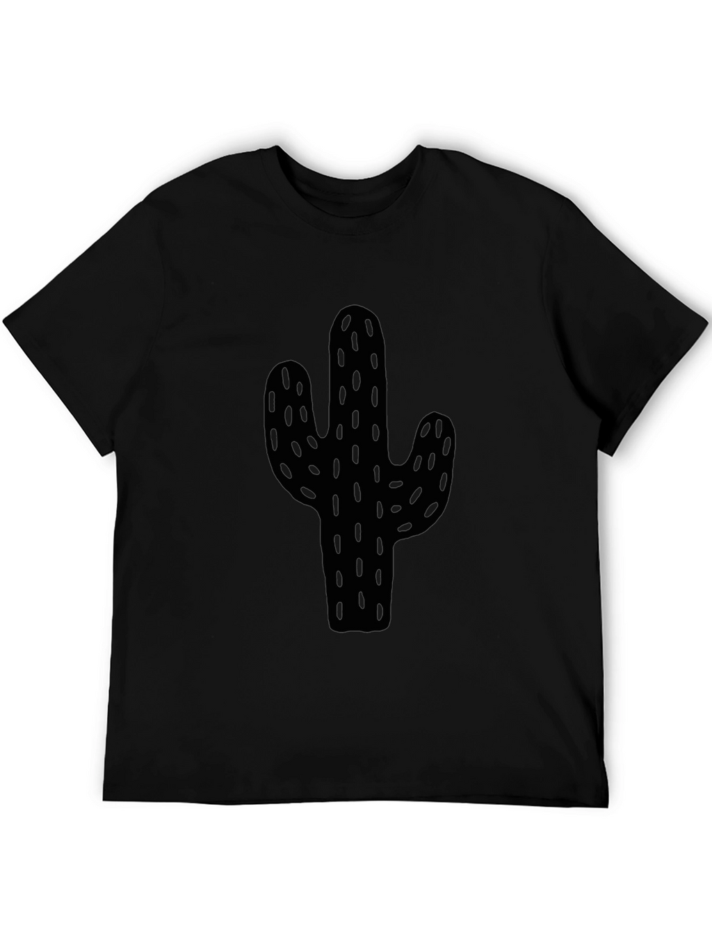 Cactus Graphic Black T-Shirt