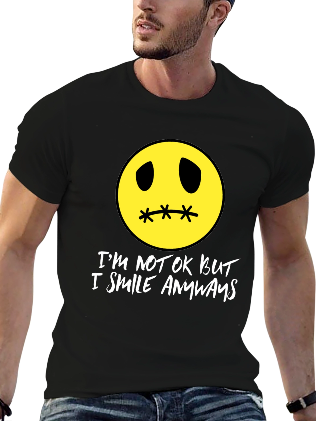 Im Not Okay But I Smile Anyways T-Shirt