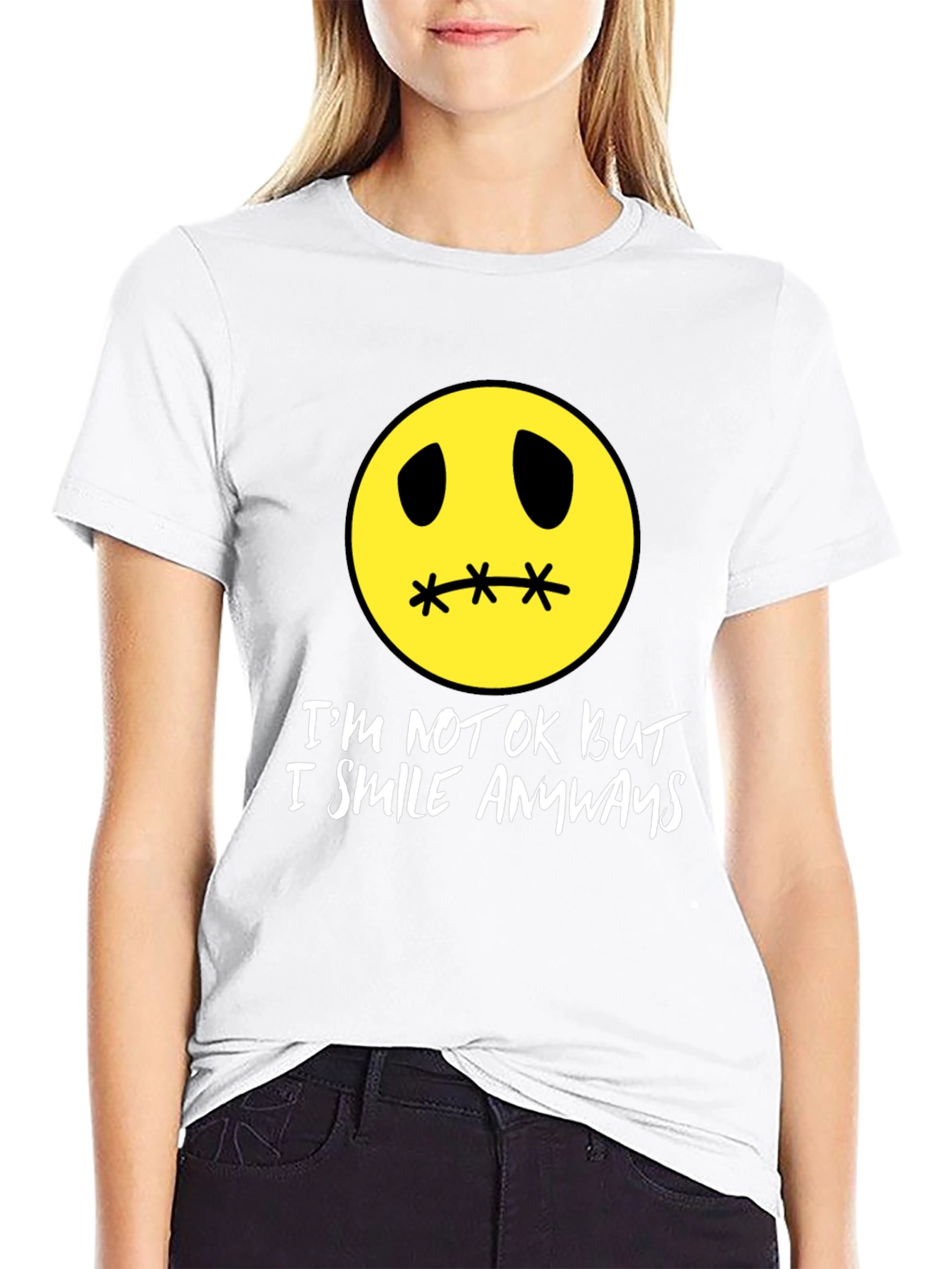 Im Not Okay But I Smile Anyways T-Shirt