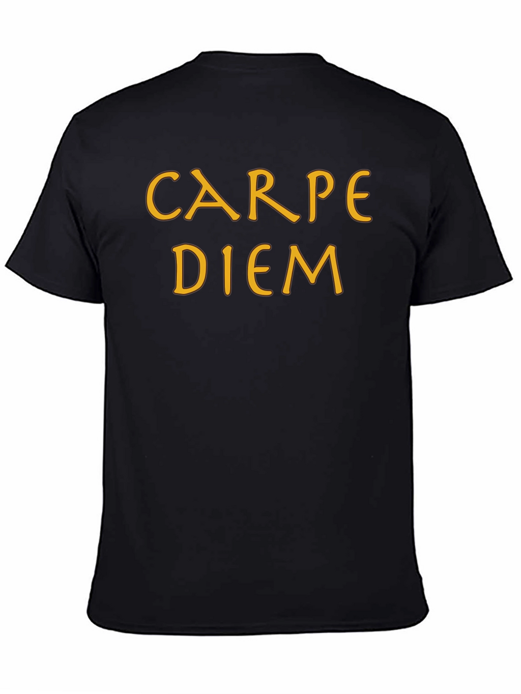 Carpe Diem Black T-Shirt - Seize the Day!