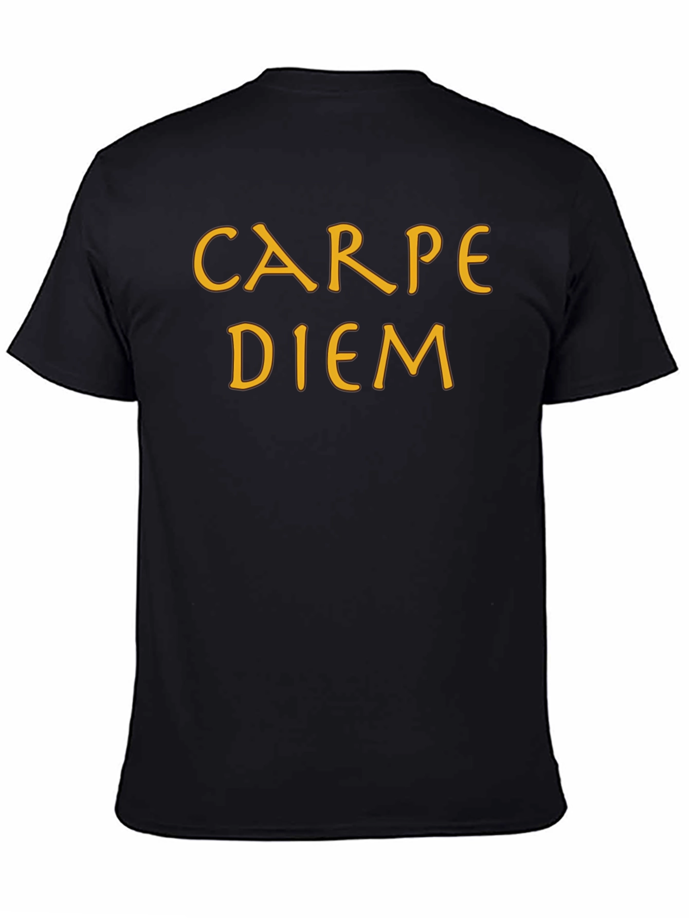 Carpe Diem Black T-Shirt - Seize the Day!