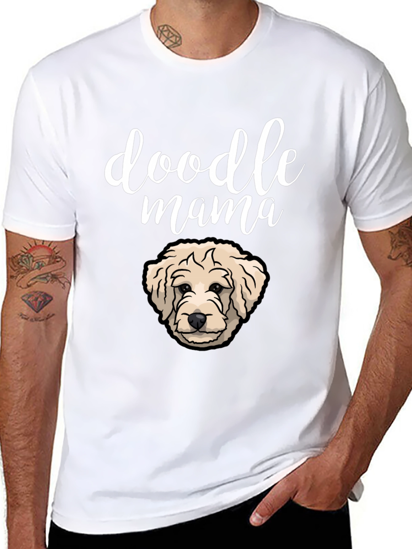 Doodle Mama T-Shirt - Cute Dog Lover Tee