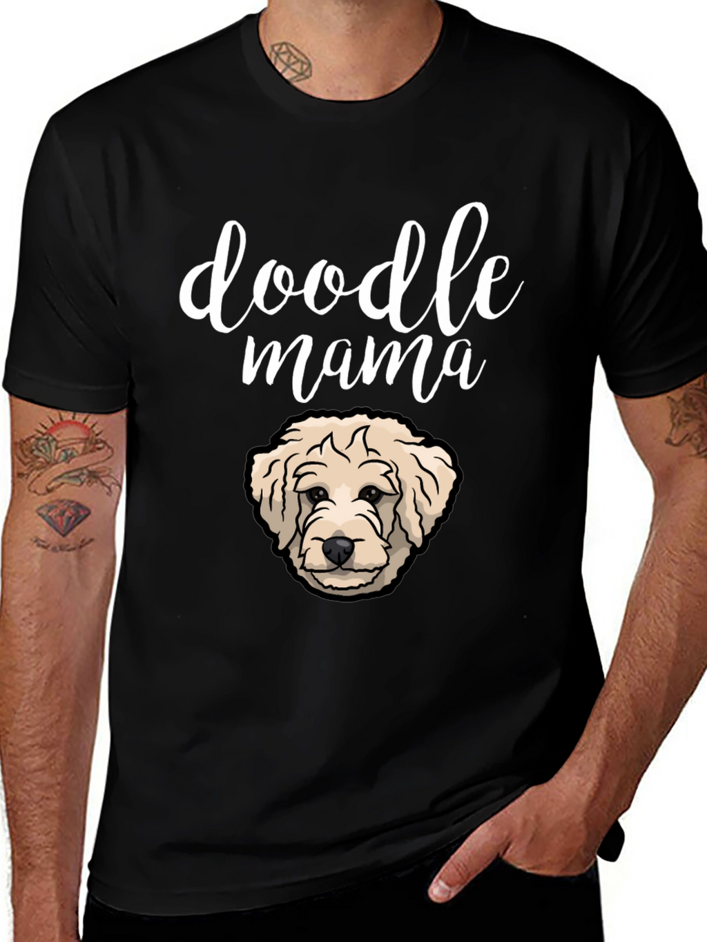 Doodle Mama T-Shirt - Cute Dog Lover Tee