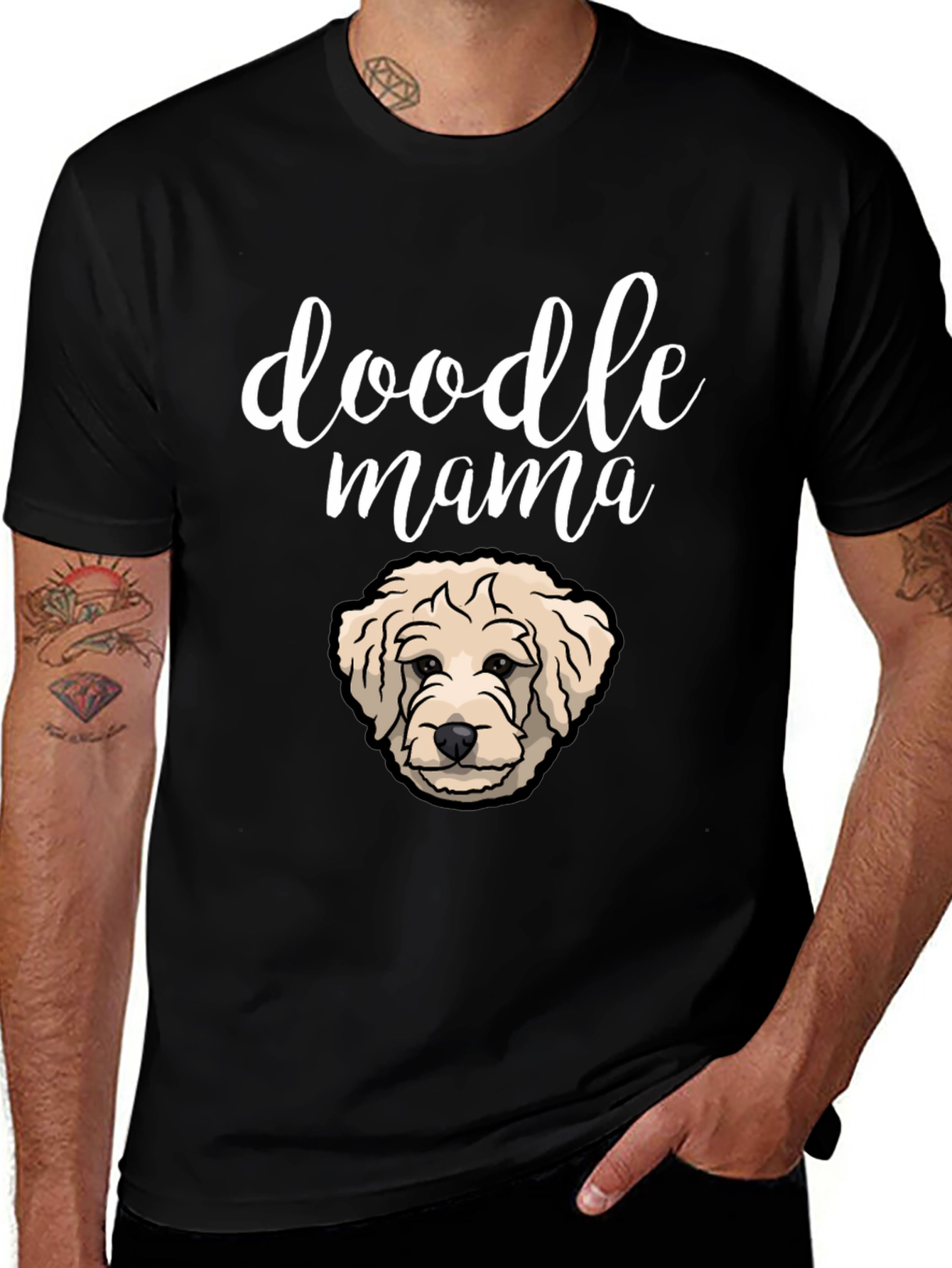 Doodle Mama T-Shirt - Cute Dog Lover Tee