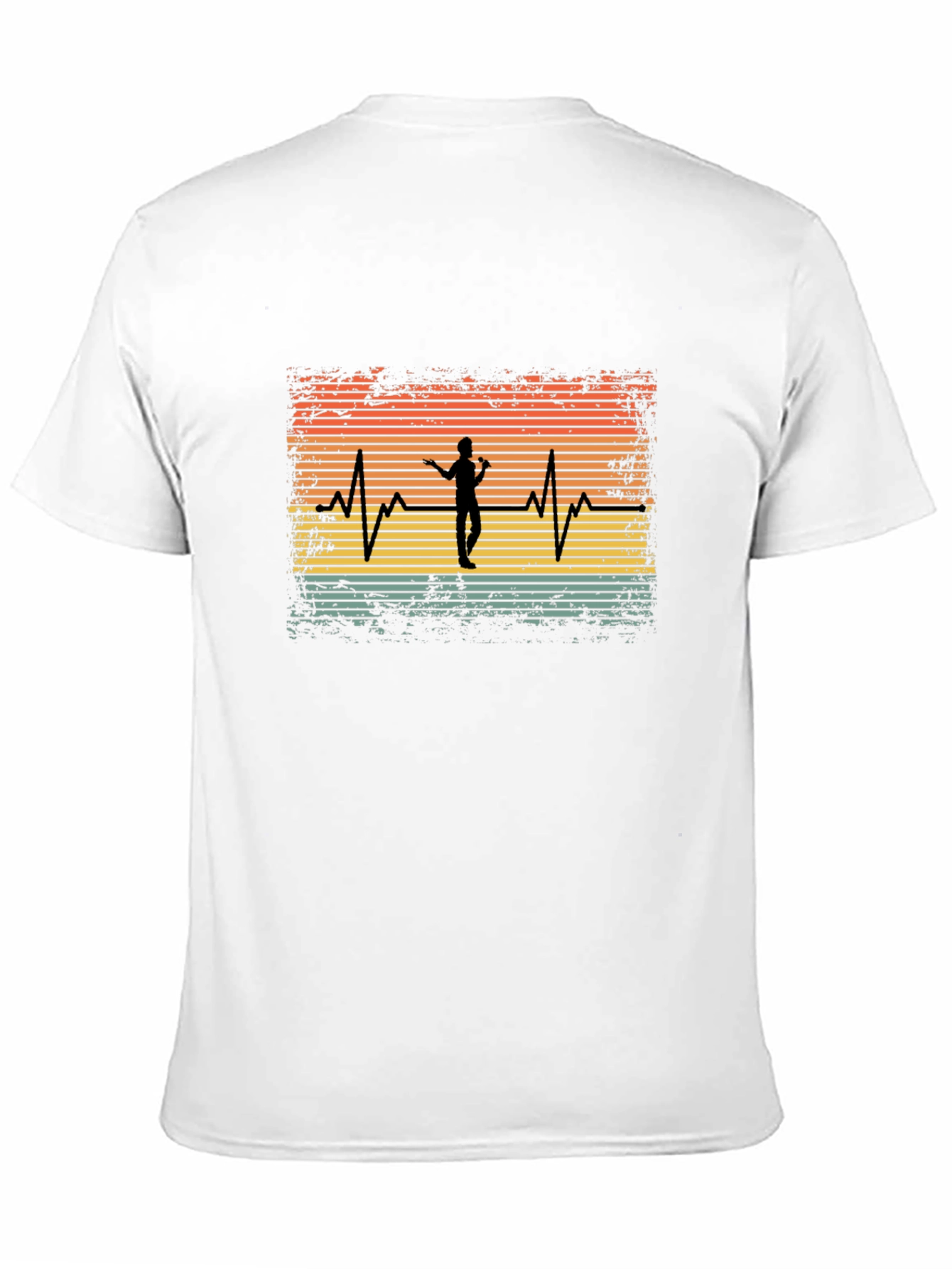 Singer Heartbeat Black Tee - Music Lover
