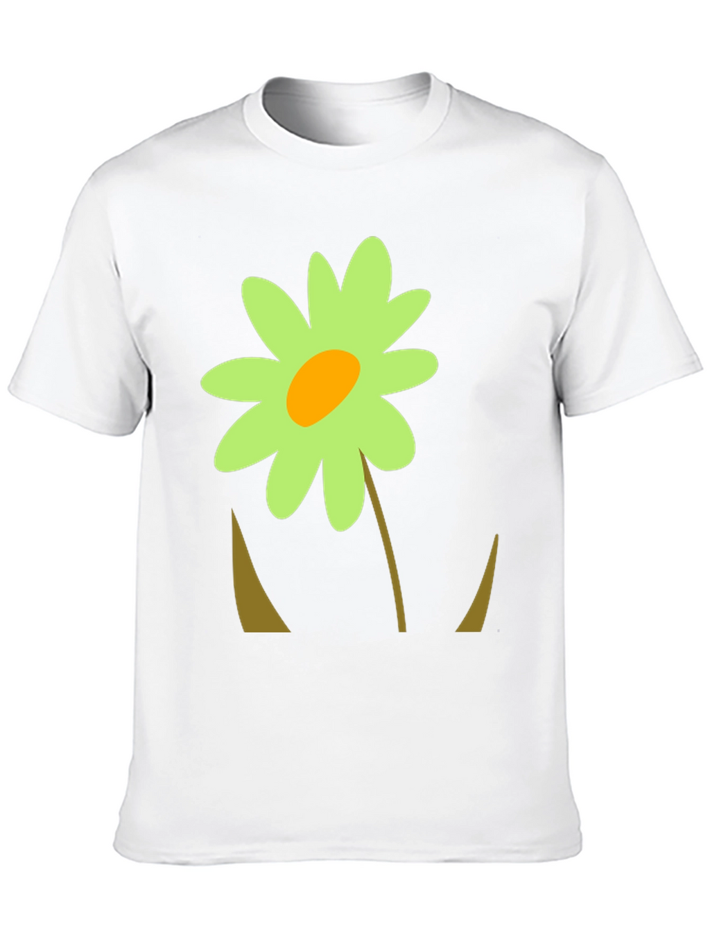 Flower Graphic Black T-Shirt