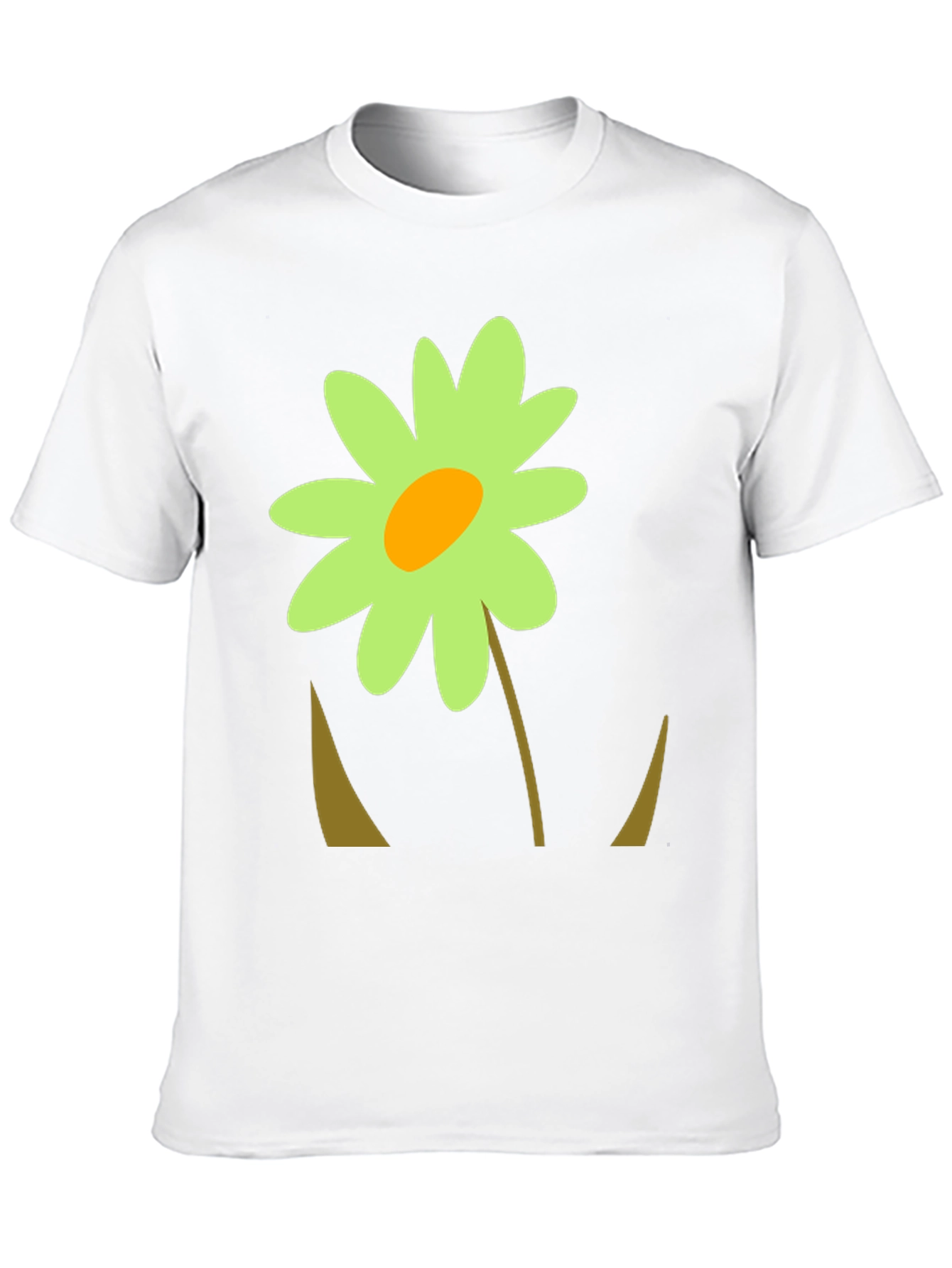 Flower Graphic Black T-Shirt