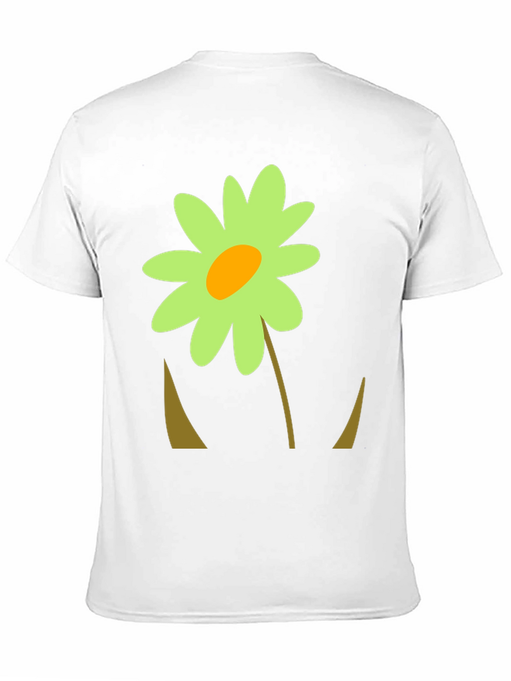 Flower Graphic Black T-Shirt