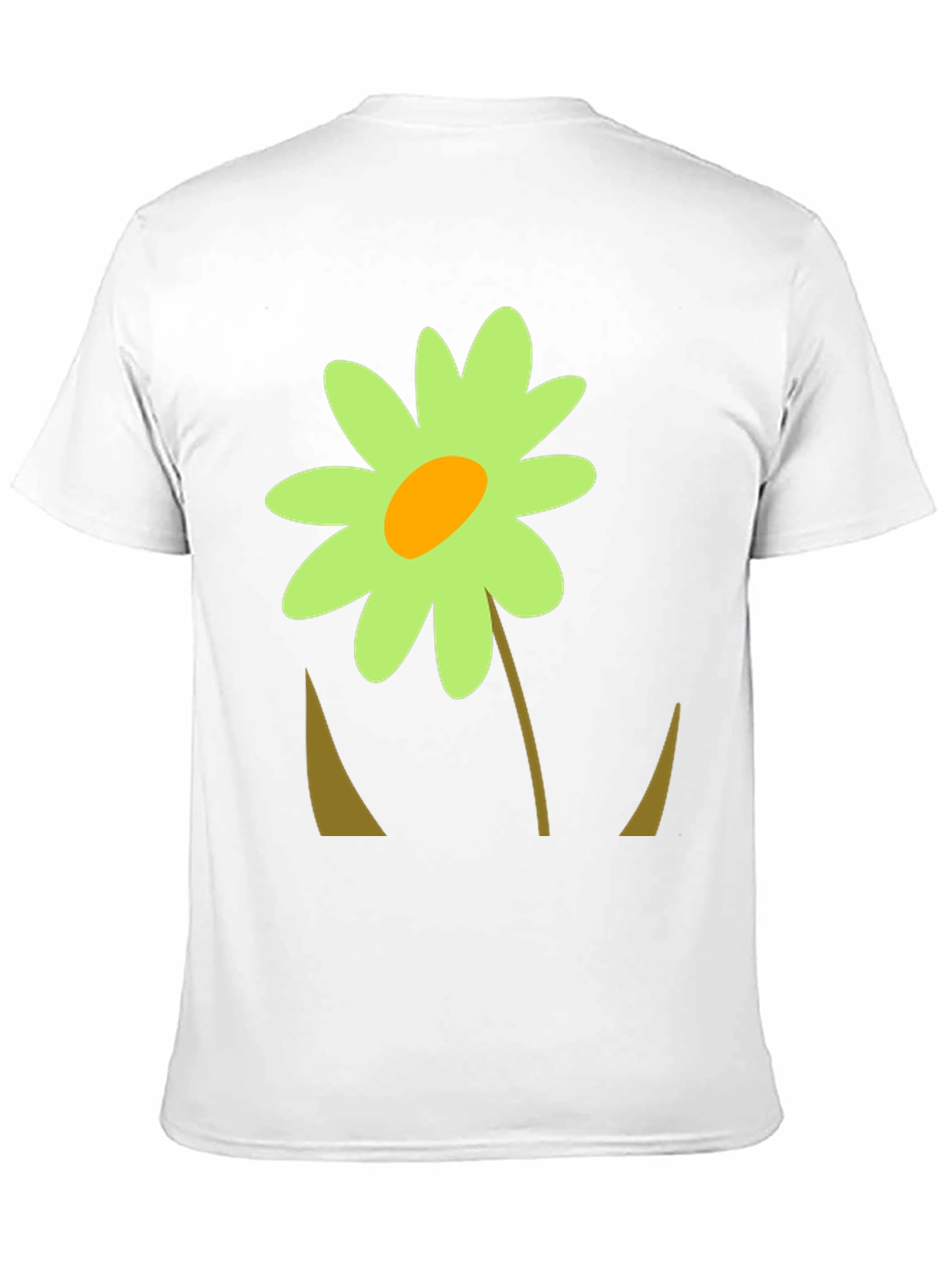 Flower Graphic Black T-Shirt