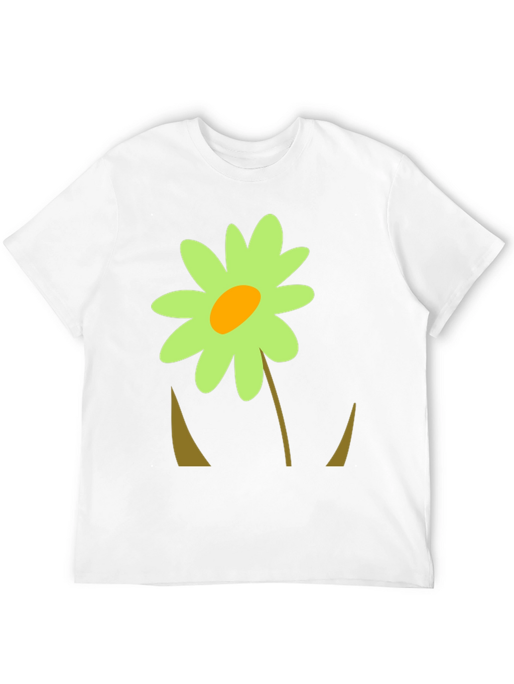 Flower Graphic Black T-Shirt