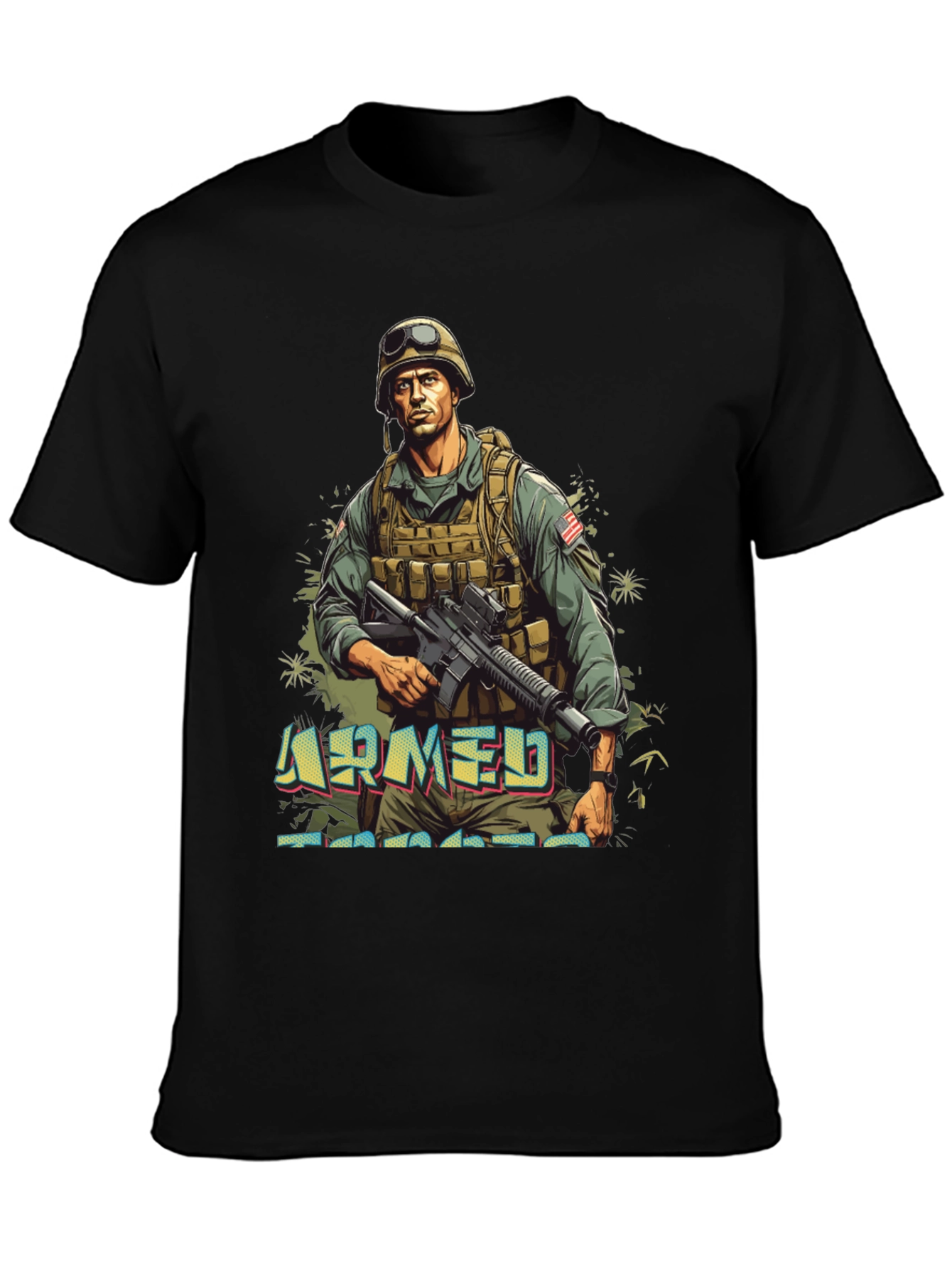 Armed Forces Graphic Tee - Military Style