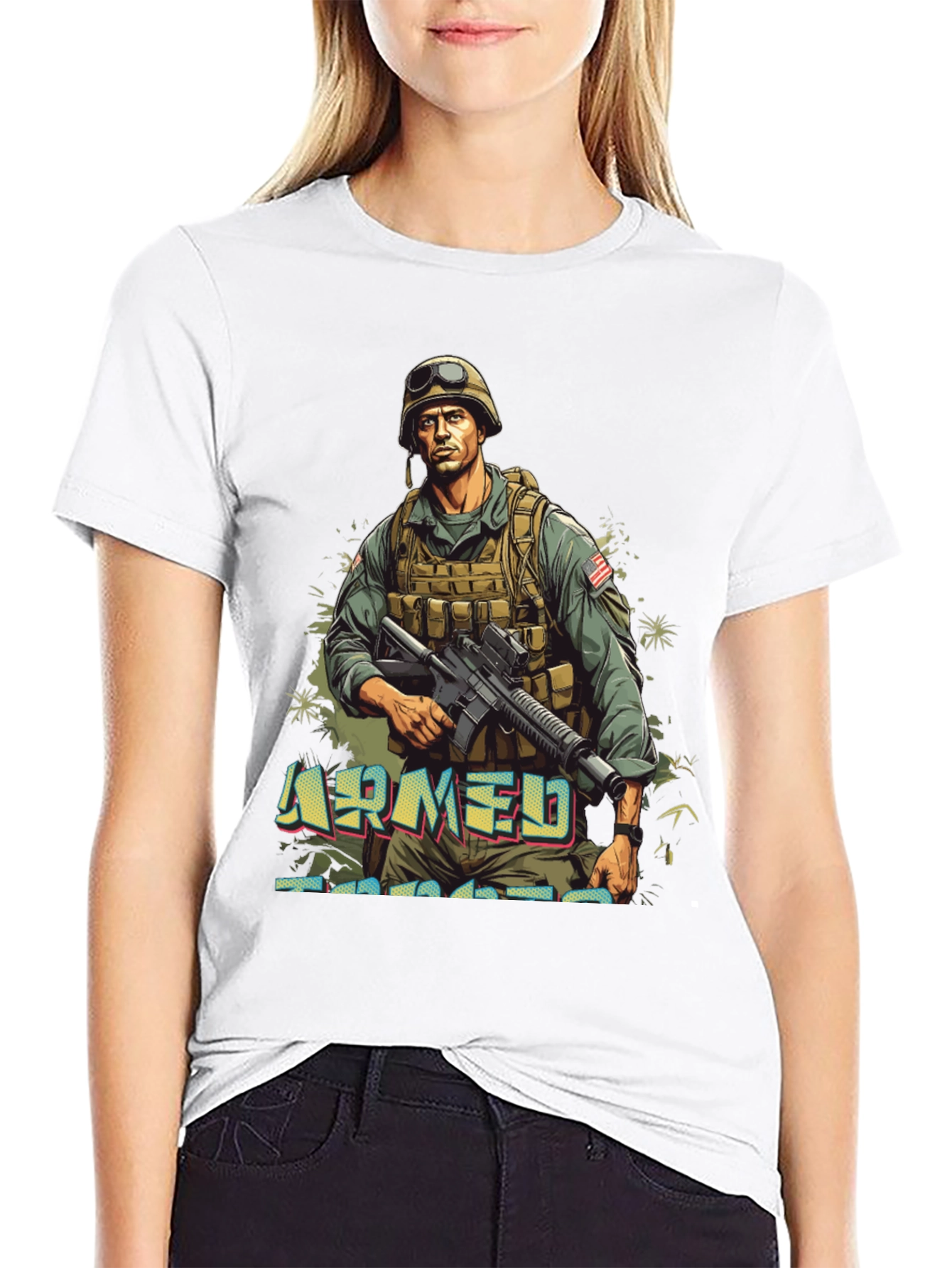 Armed Forces Graphic Tee - Military Style