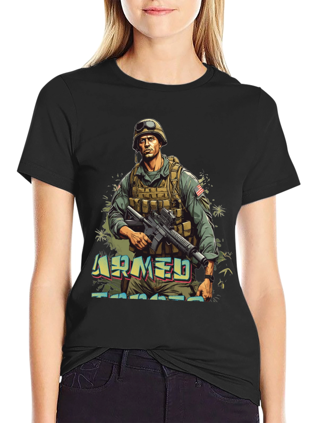 Armed Forces Graphic Tee - Military Style