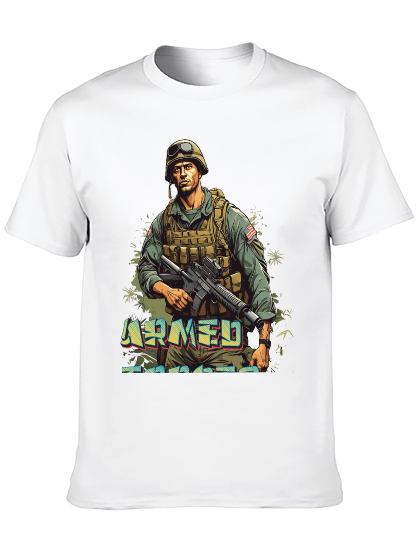 Armed Forces Graphic Tee - Military Style