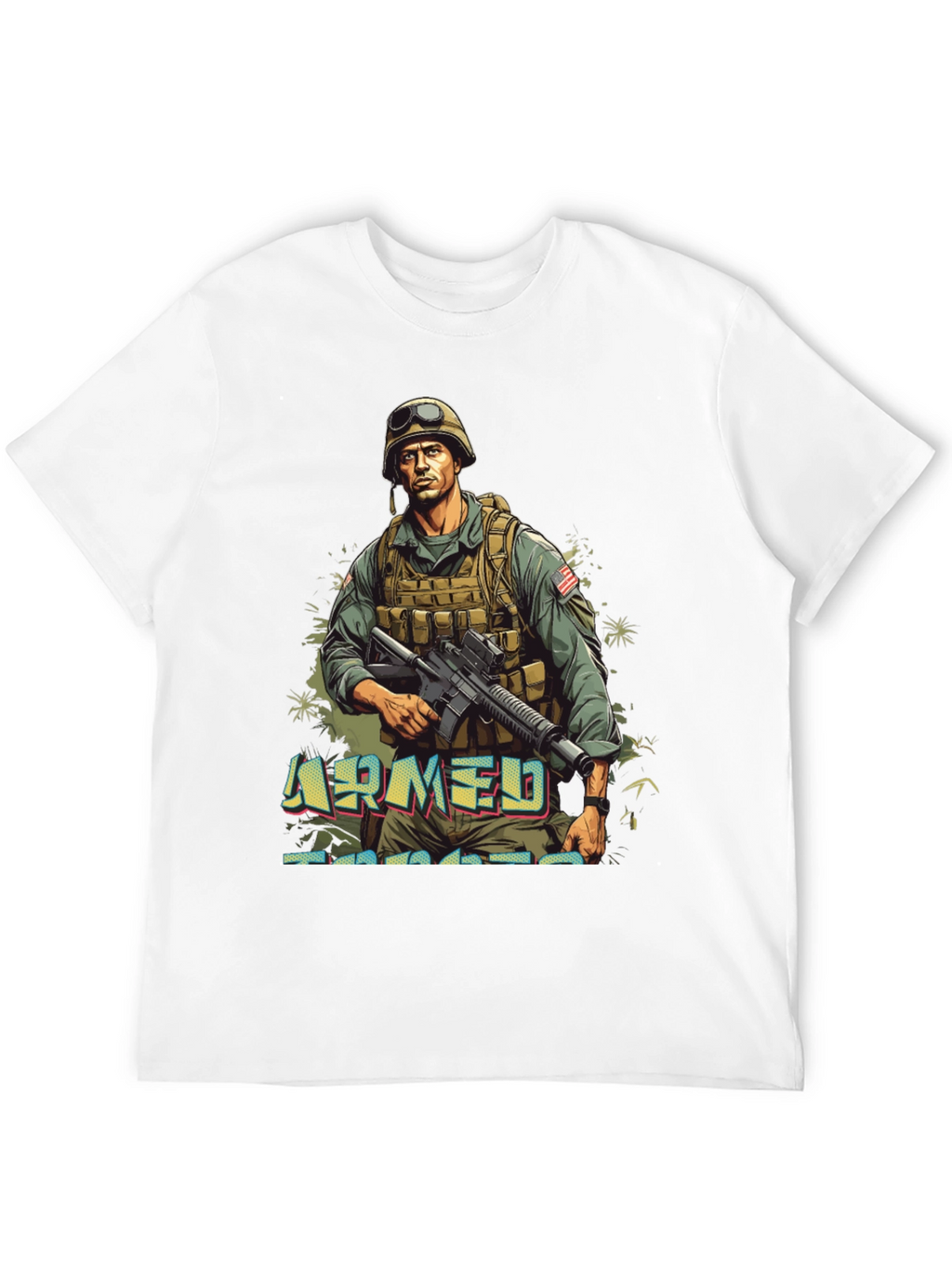 Armed Forces Graphic Tee - Military Style