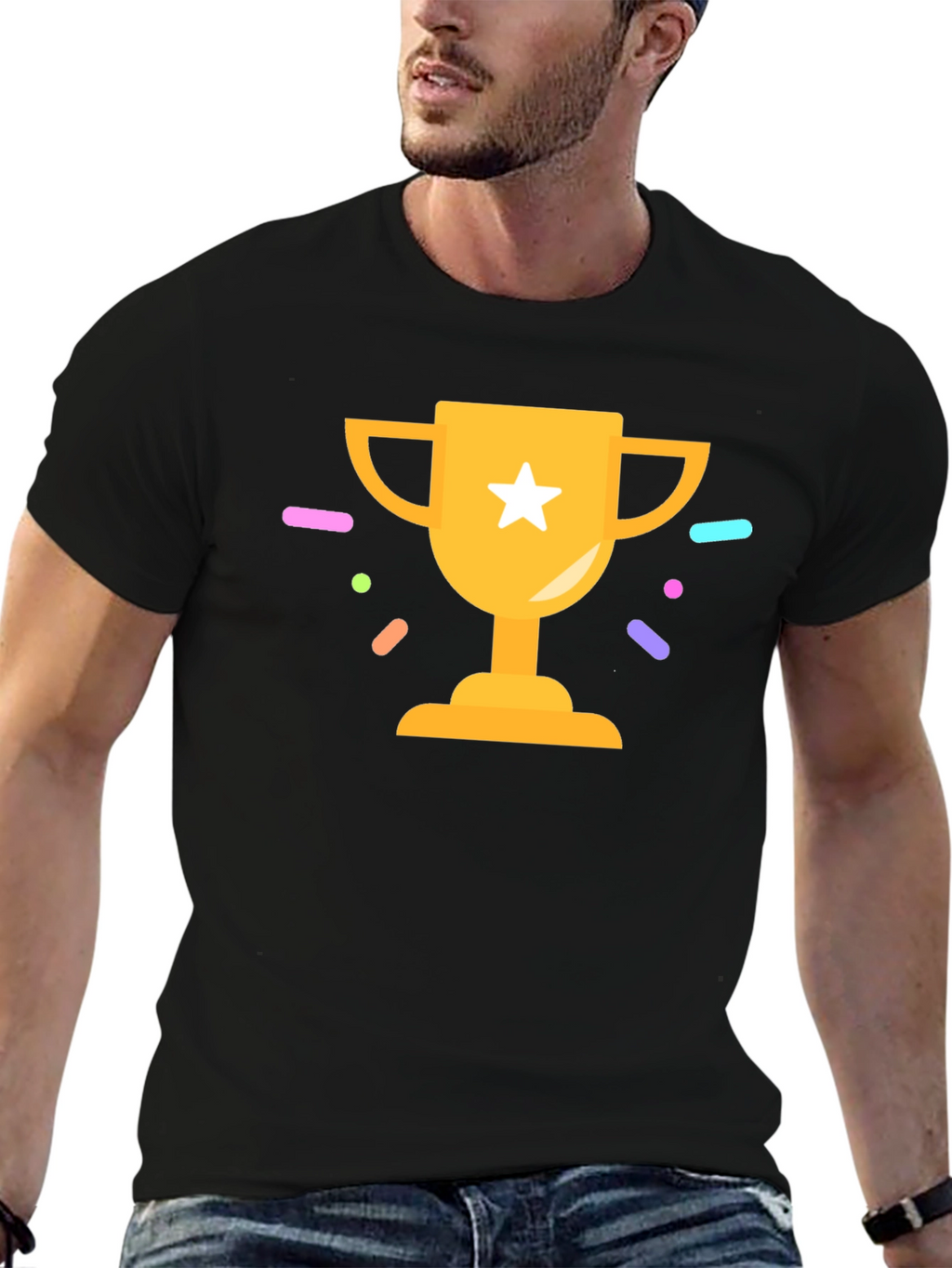 Trophy Graphic Black T-Shirt