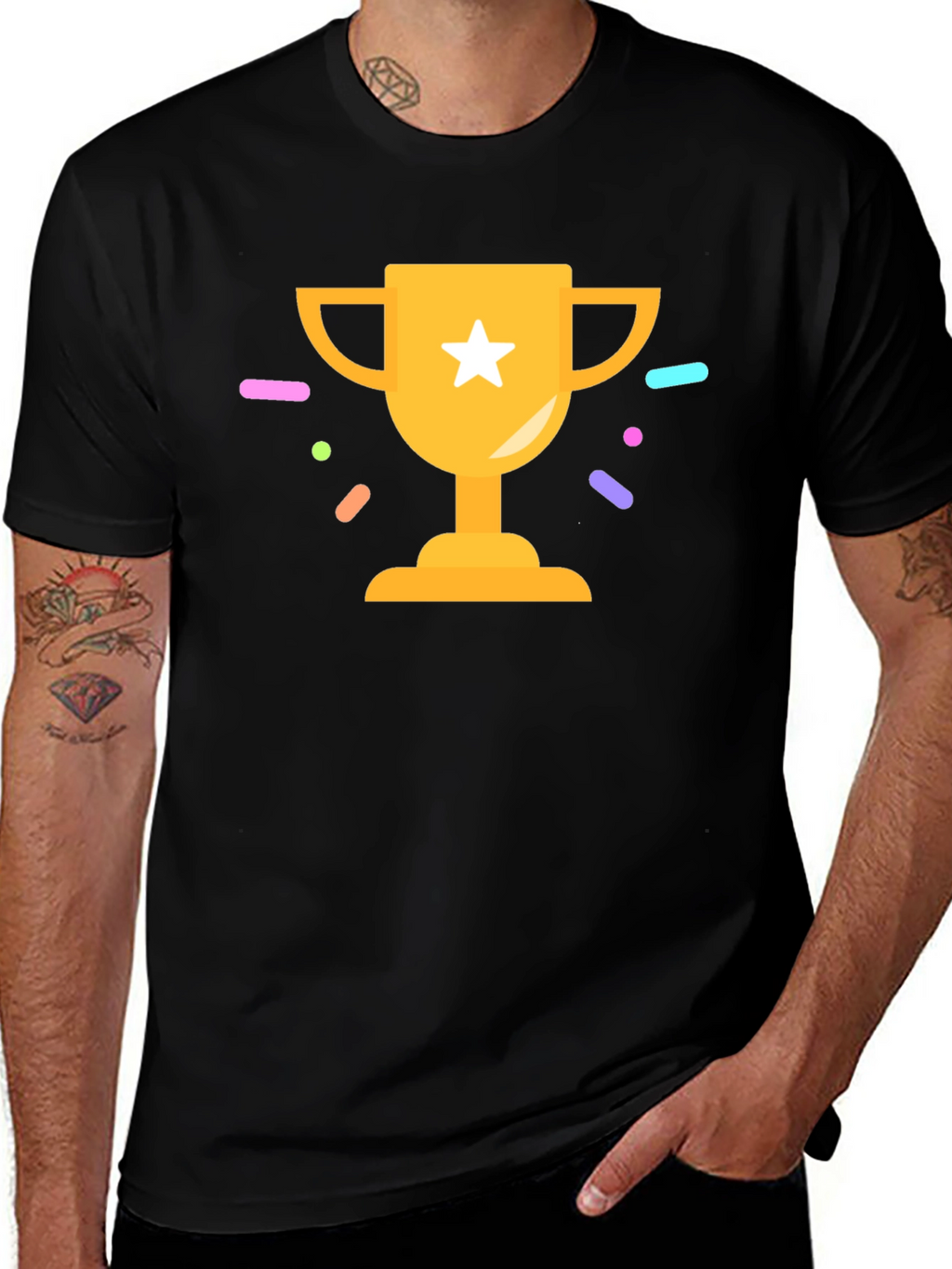 Trophy Graphic Black T-Shirt