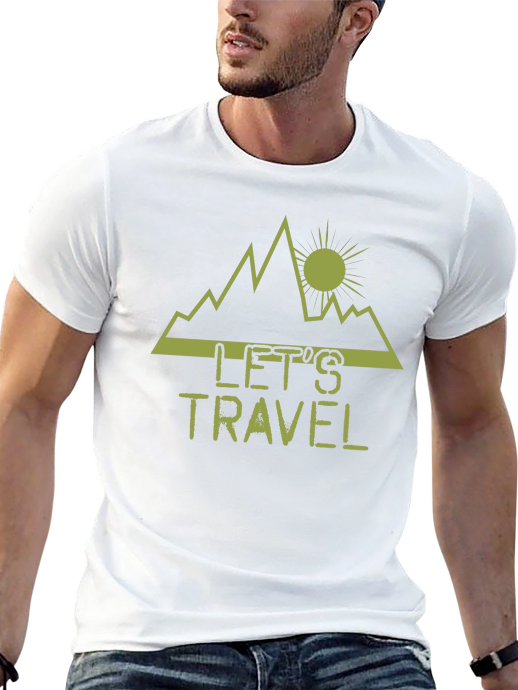 Lets Travel Graphic T-Shirt - Adventure Tee