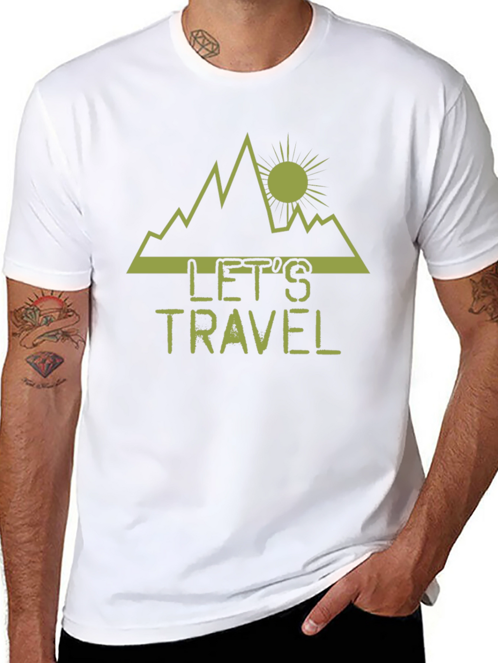 Lets Travel Graphic T-Shirt - Adventure Tee