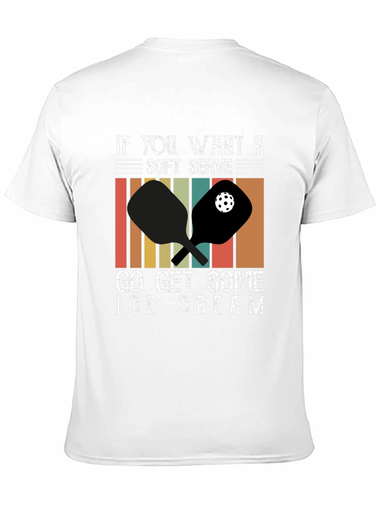 Soft Serve Ice Cream Pickleball T-Shirt