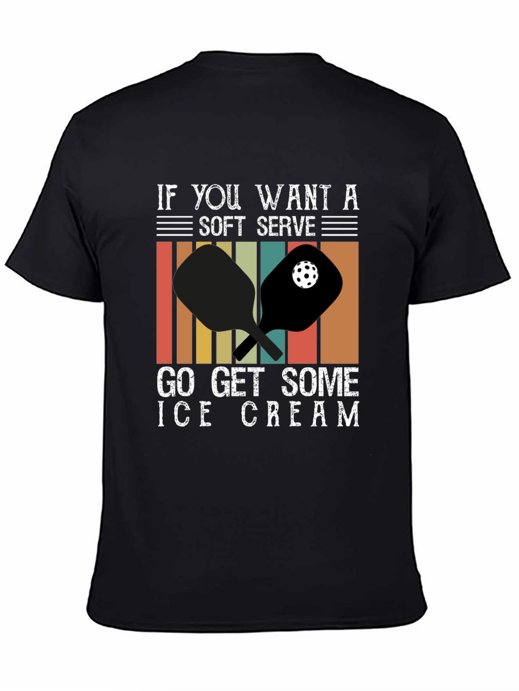 Soft Serve Ice Cream Pickleball T-Shirt