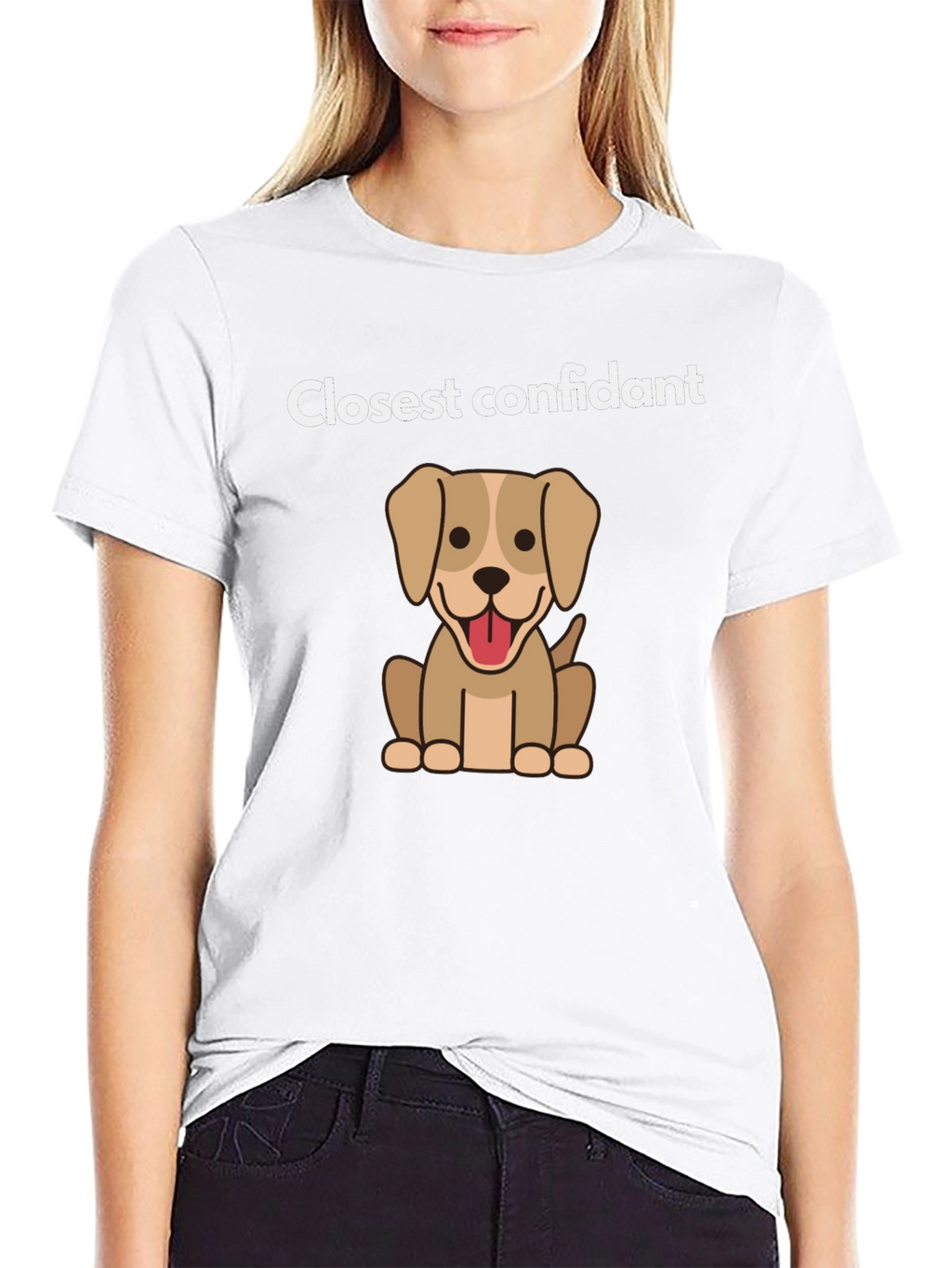 Closest Confidant Dog Graphic Tee