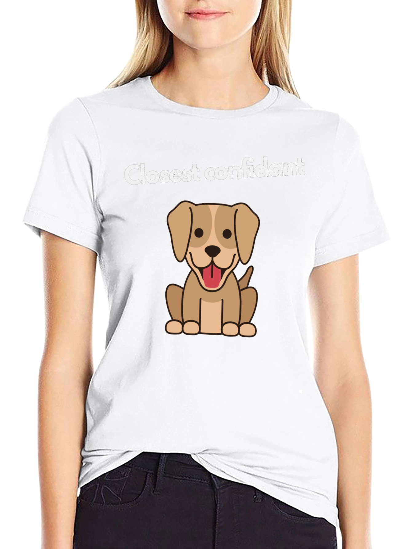 Closest Confidant Dog Graphic Tee