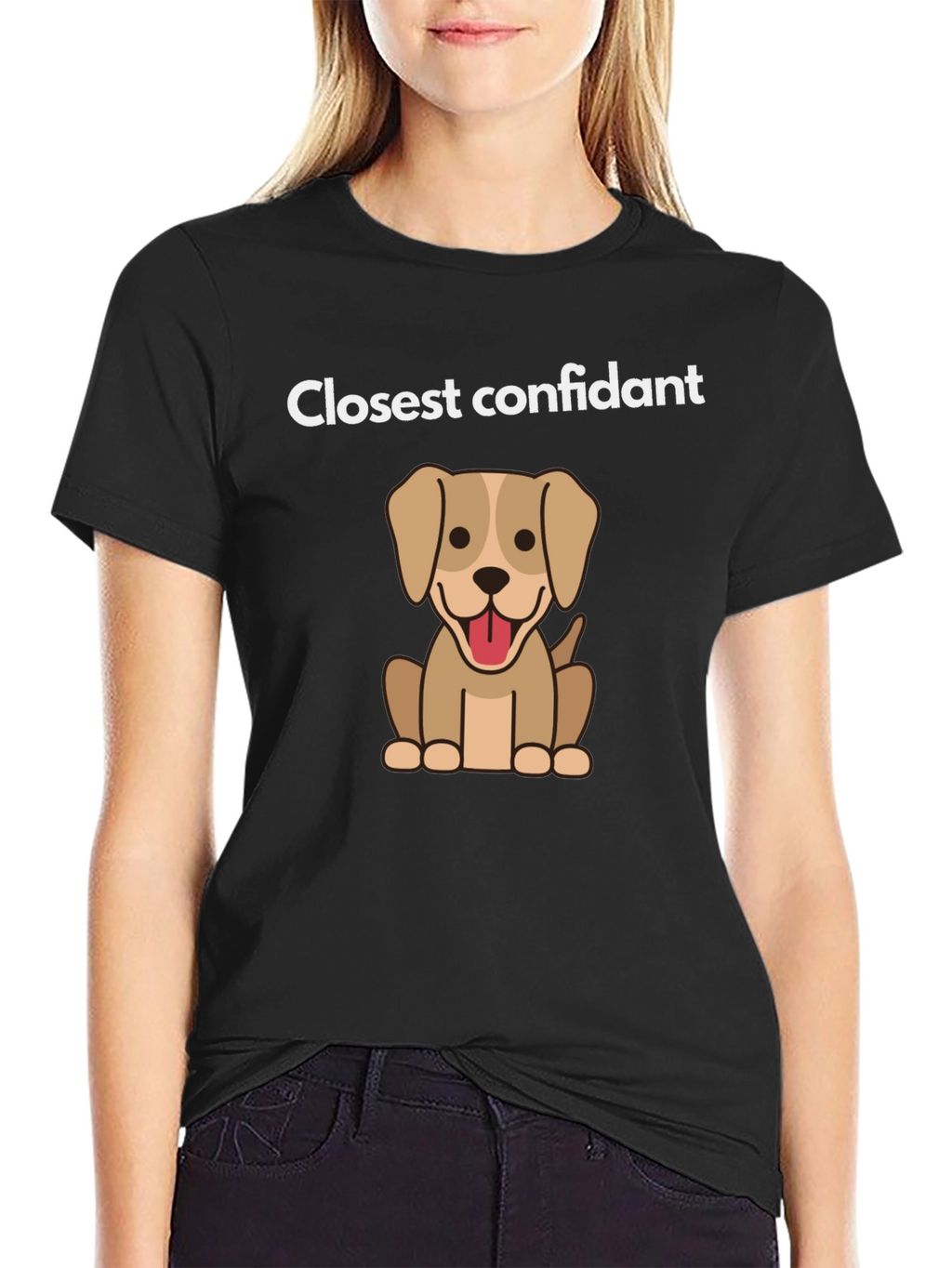 Closest Confidant Dog Graphic Tee