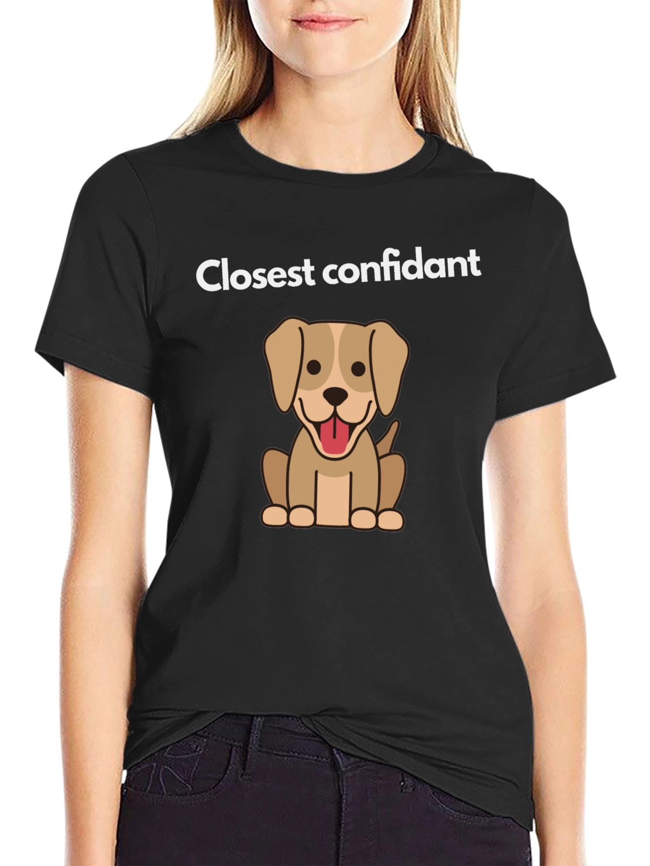 Closest Confidant Dog Graphic Tee