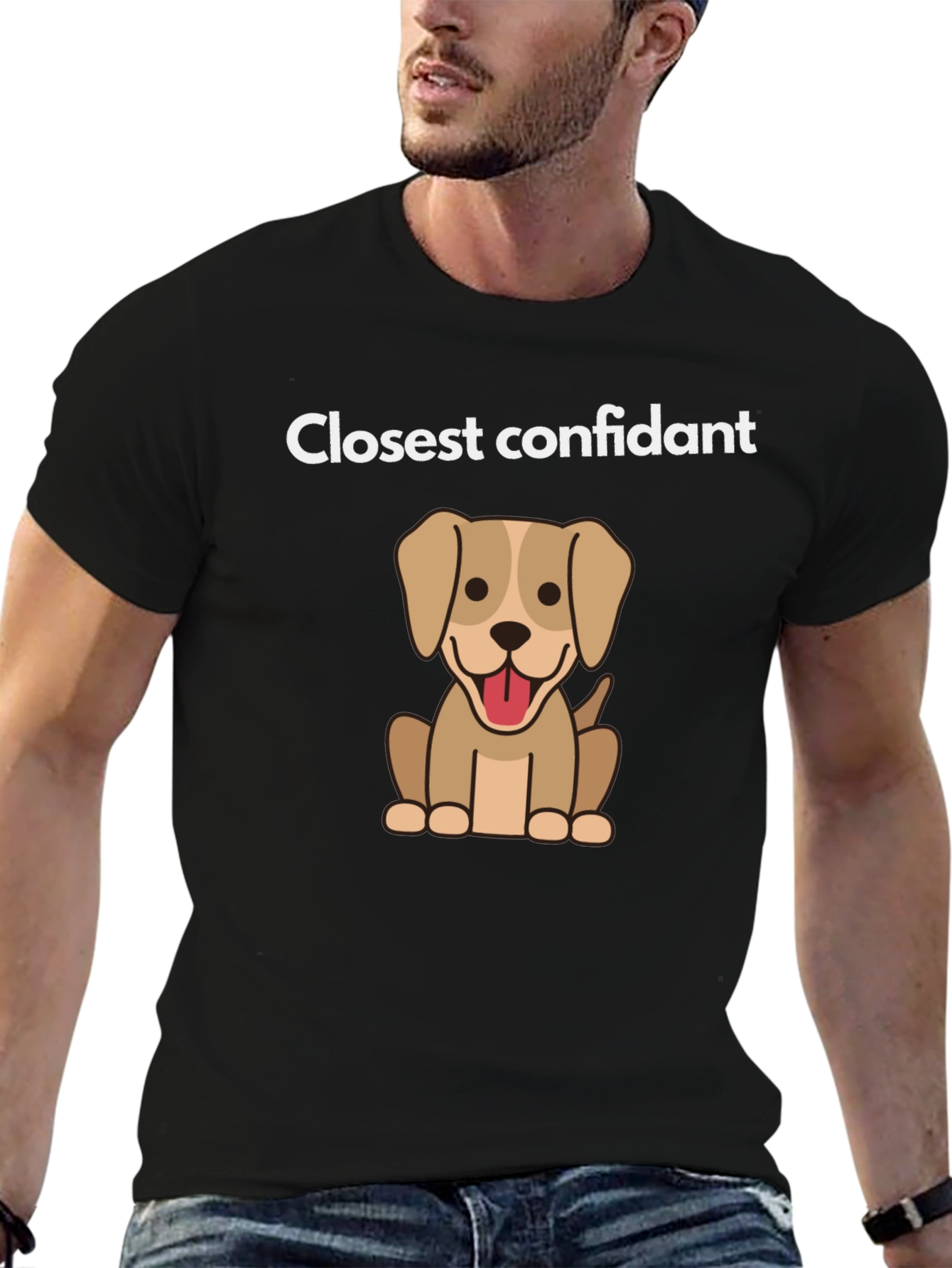 Closest Confidant Dog Graphic Tee