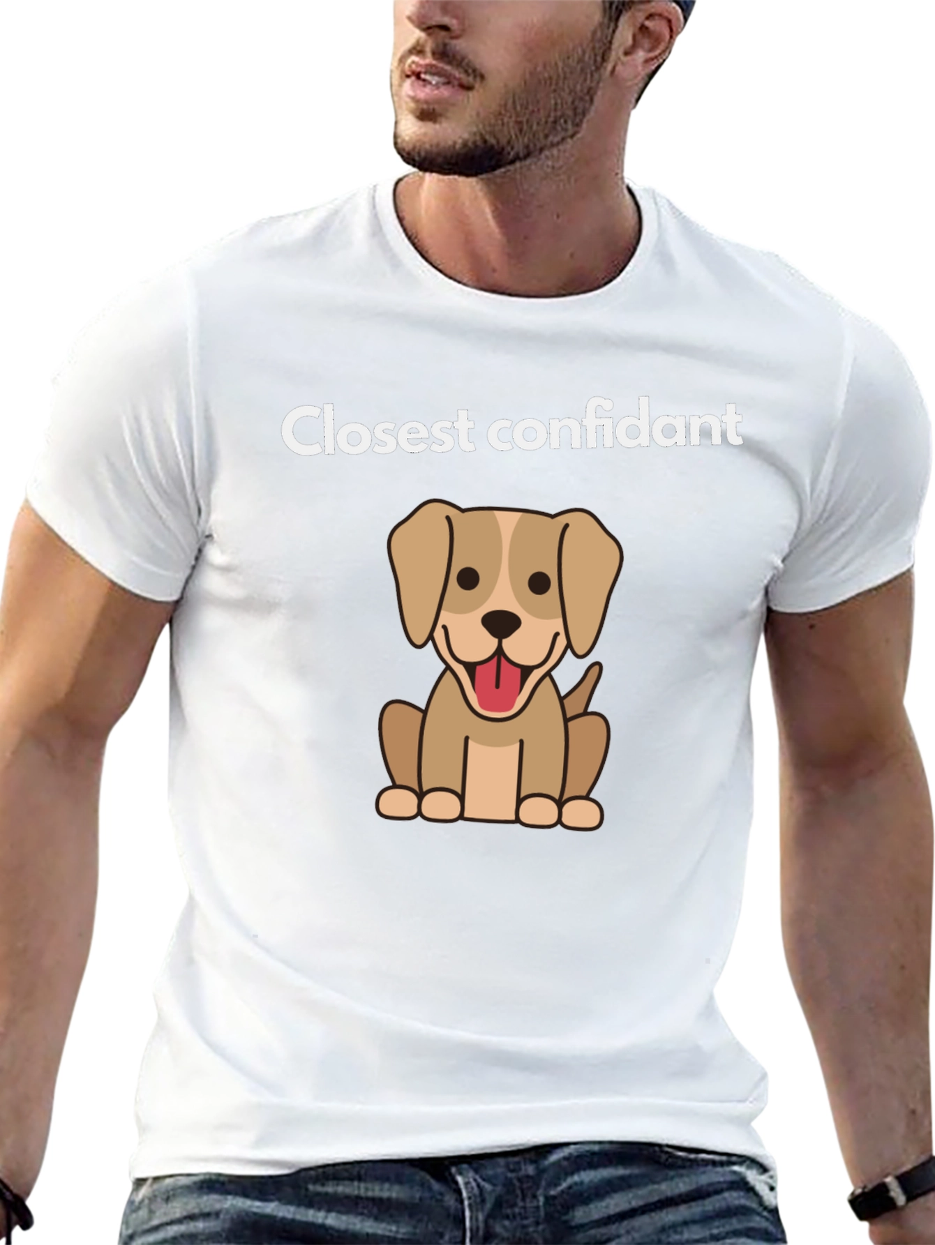 Closest Confidant Dog Graphic Tee